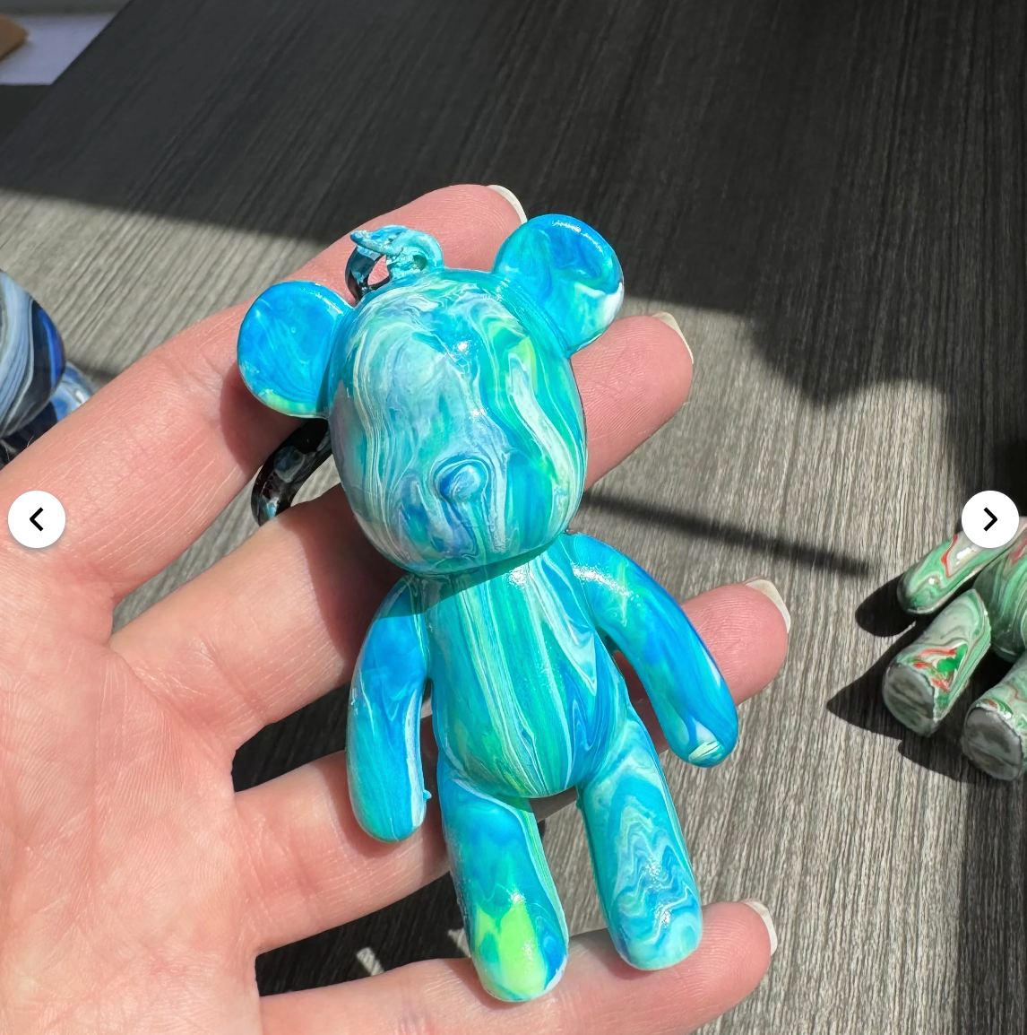 Bear Keychain - Fluid Paint Kit